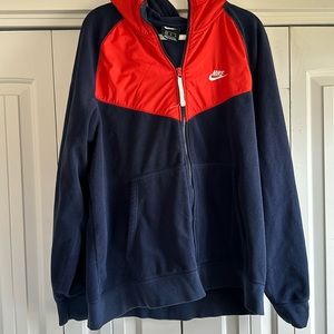 Nike zipper hoodie